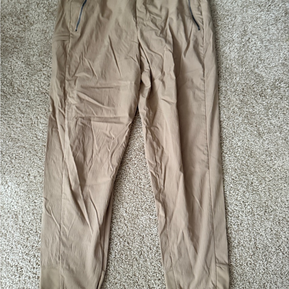Athleta Women's Tan Track Pants ๐ - Picture 1 of 6